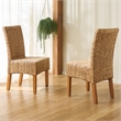 Safavieh Luz  Wood Dining Chair in Natural / Brown