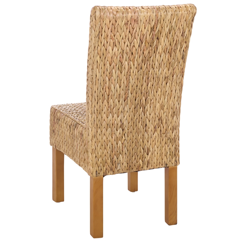 Safavieh Luz  Wood Dining Chair in Natural / Brown