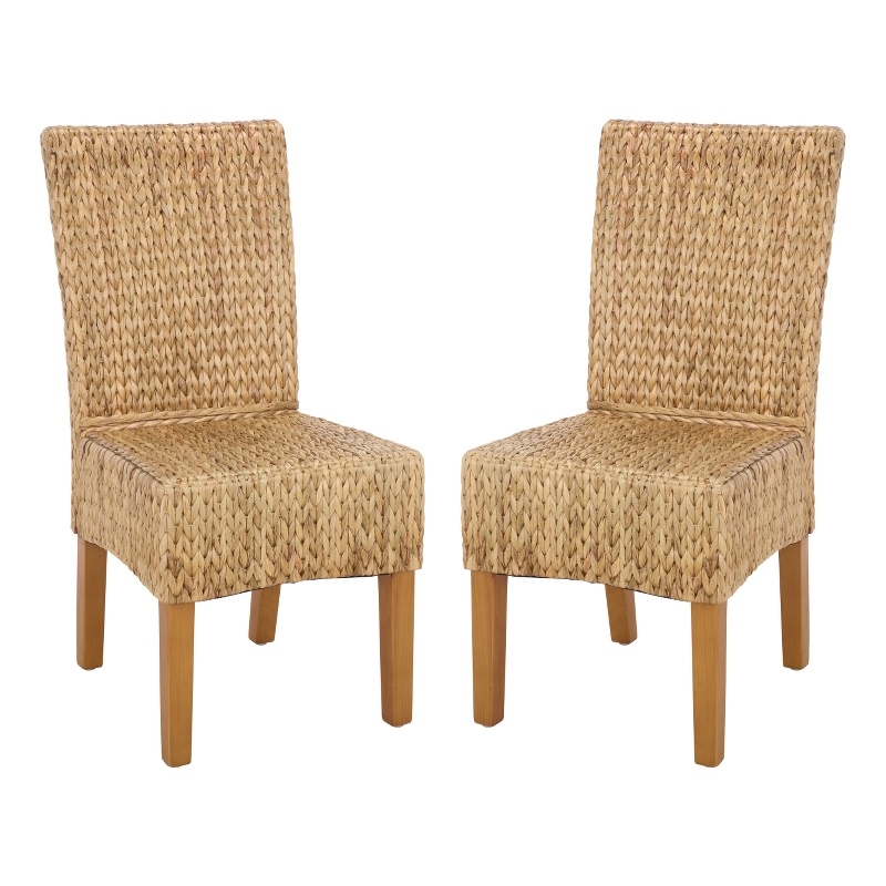 Safavieh Luz  Wood Dining Chair in Natural / Brown