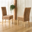 Safavieh Luz Wood Dining Chair in Natural / Natural