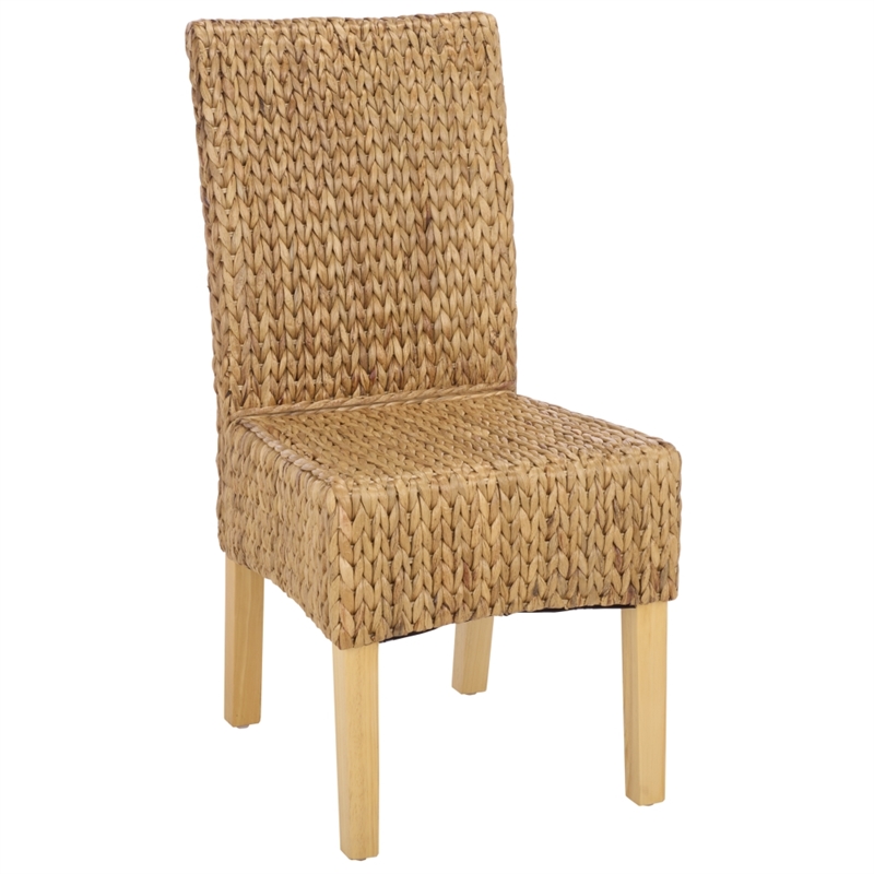 Safavieh Luz Wood Dining Chair in Natural / Natural