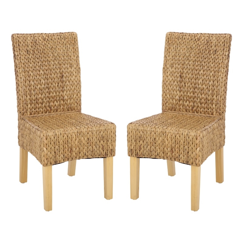 Safavieh Luz Wood Dining Chair in Natural / Natural