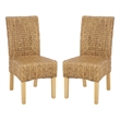 Safavieh Luz Wood Dining Chair in Natural / Natural