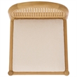 Safavieh Laylie Rattan and Wood Counter Stool  in Natural / White