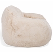 Safavieh Lorianna Fabric Bean Bag Chair in Cream