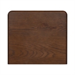 Safavieh Guillermo 3 Drawer Wood Nightstand in Walnut