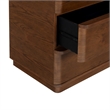 Safavieh Guillermo 6 Drawer Wood Dresser in Walnut