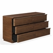Safavieh Guillermo 6 Drawer Wood Dresser in Walnut