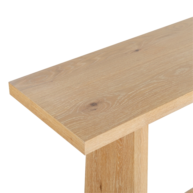 Safavieh Maliq Wood Console Table in Natural
