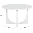 Safavieh Clarastella Round Wood Dining Table in White