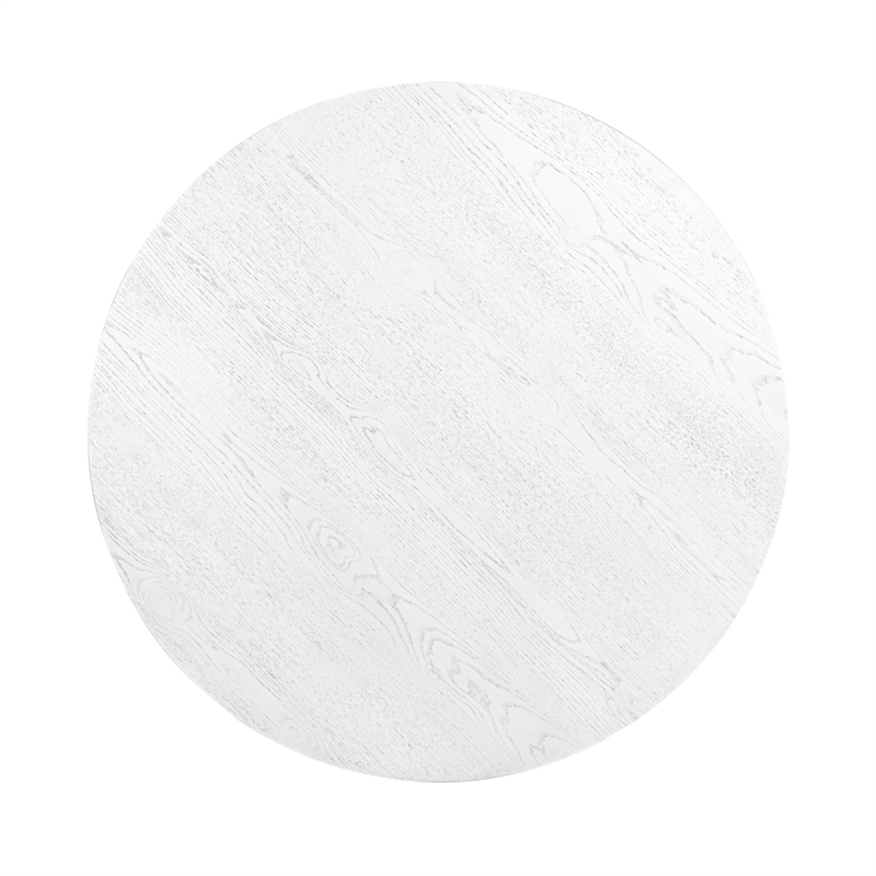 Safavieh Clarastella Round Wood Dining Table in White