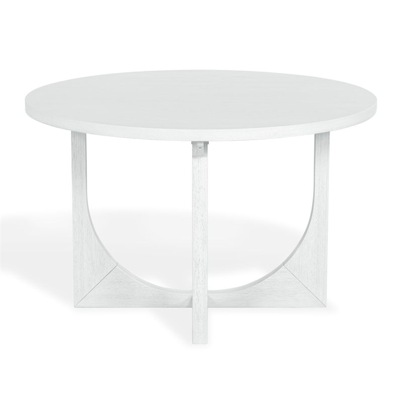 Safavieh Clarastella Round Wood Dining Table in White