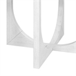 Safavieh Clarastella Round Wood Dining Table in White