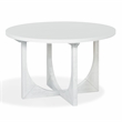 Safavieh Clarastella Round Wood Dining Table in White