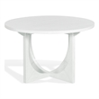 Safavieh Clarastella Round Wood Dining Table in White