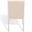 Safavieh Clarastella Wood Dining Chair  in White / Beige