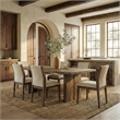 Safavieh Doriella Wood Dining Chair  in Walnut / Beige
