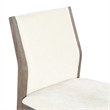 Safavieh Doriella Wood Dining Chair  in Walnut / Beige