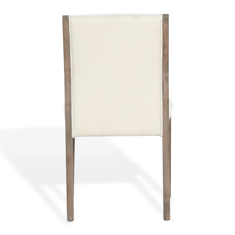 Safavieh Doriella Wood Dining Chair  in Walnut / Beige