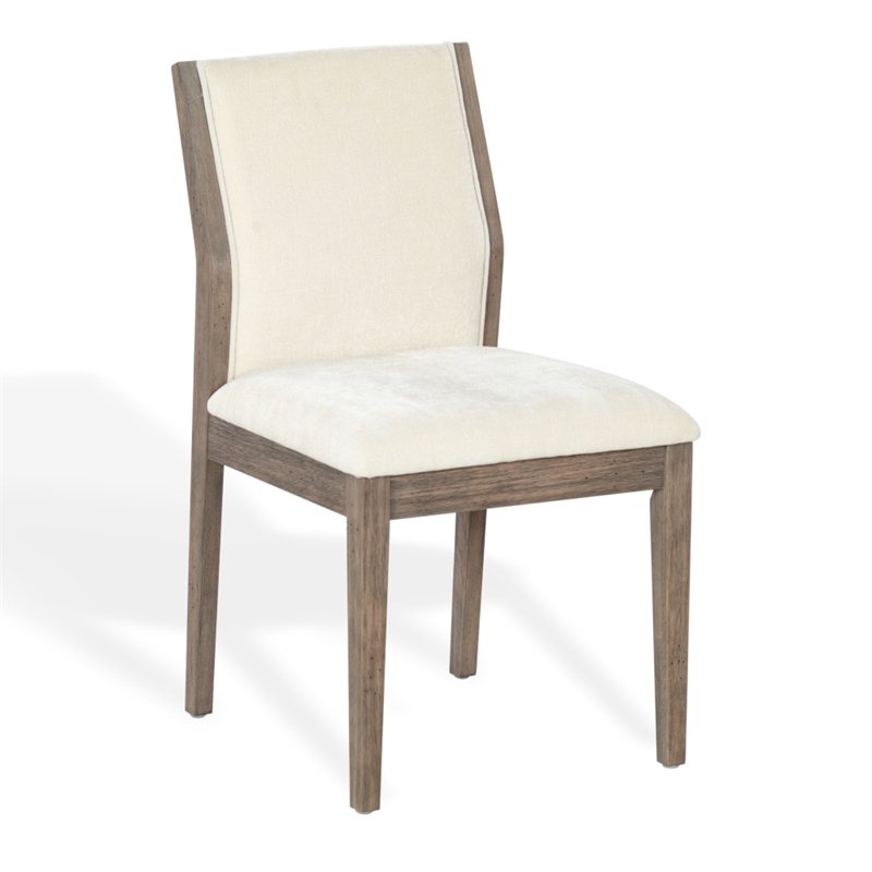 Safavieh Doriella Wood Dining Chair  in Walnut / Beige