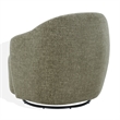 Safavieh Peitra Boucle Wood Accent Chair  in Olive