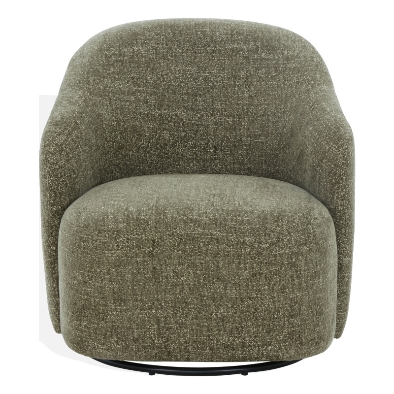 Safavieh Peitra Boucle Wood Accent Chair  in Olive