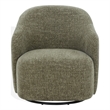 Safavieh Peitra Boucle Wood Accent Chair  in Olive