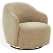 Safavieh Peitra Boucle Wood Accent Chair in Light Brown
