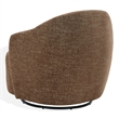 Safavieh Peitra Boucle Wood Accent Chair in Brown