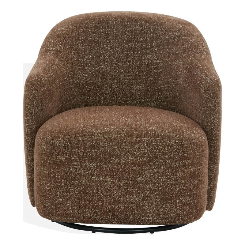 Safavieh Peitra Boucle Wood Accent Chair in Brown