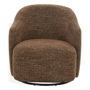 Safavieh Peitra Boucle Wood Accent Chair in Brown