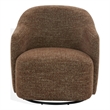 Safavieh Peitra Boucle Wood Accent Chair in Brown