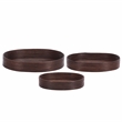 Safavieh Shayley Set Of 3 Rattan Tray Baskets  in Natural