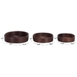 Safavieh Shayley Set Of 3 Rattan Tray Baskets  in Natural