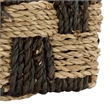 Safavieh Quinley Seagrass and Metal Basket in Natural / Brown