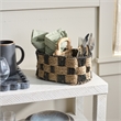 Safavieh Reiser Seagrass and Metal Basket in Natural / Brown