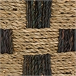 Safavieh Reiser Seagrass and Metal Basket in Natural / Brown