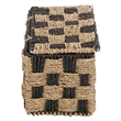 Safavieh Kirstel Seagrass and Metal Basket  in Natural / Brown
