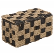 Safavieh Kirstel Seagrass and Metal Basket  in Natural / Brown