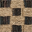 Safavieh Kirstel Seagrass and Metal Basket  in Natural / Brown