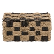 Safavieh Kirstel Seagrass and Metal Basket  in Natural / Brown