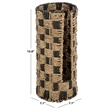 Safavieh Geanna Seagrass and Metal Basket in Natural / Brown