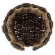 Safavieh Geanna Seagrass and Metal Basket in Natural / Brown
