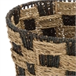 Safavieh Jarinda Seagrass and Metal Basket  in Natural / Brown