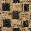 Safavieh Jarinda Seagrass and Metal Basket  in Natural / Brown