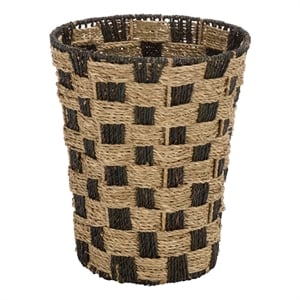 Safavieh Jarinda Seagrass and Metal Basket  in Natural / Brown