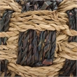 Safavieh Patro Set Of 2 Seagrass and Metal Baskets  in Natural / Brown