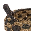 Safavieh Patro Set Of 2 Seagrass and Metal Baskets  in Natural / Brown