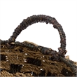 Safavieh Patro Set Of 2 Seagrass and Metal Baskets  in Natural / Brown
