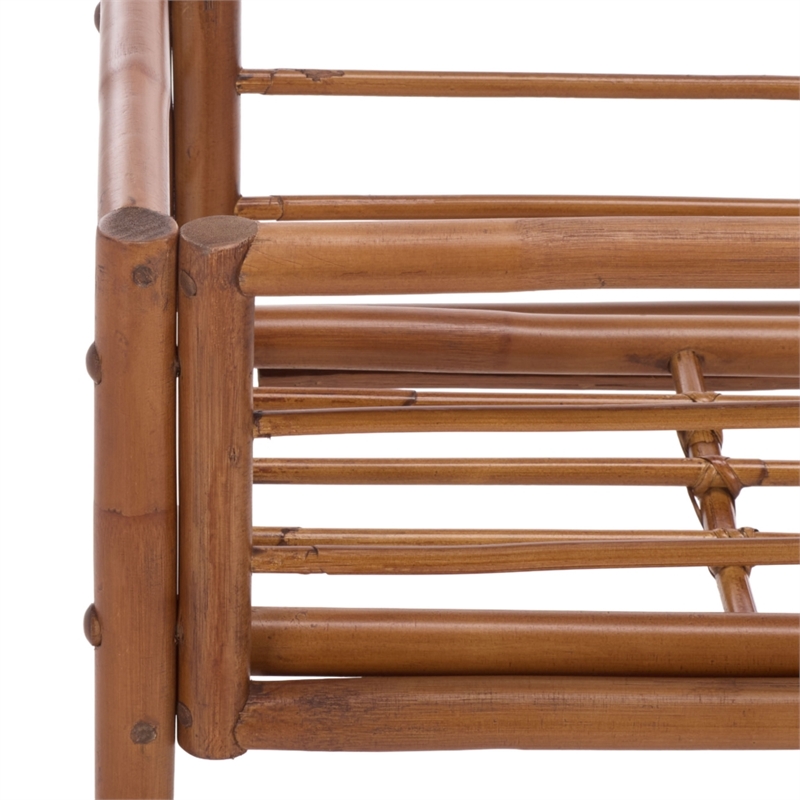 Safavieh Julep Small Wood Plant Stand Console  in Natural / Brown